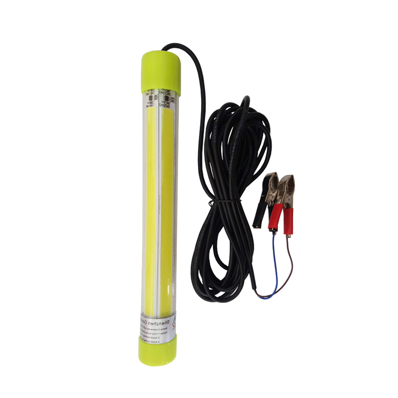 

20W COB 12V Green Deep Underwater Fishing LED Light Lure Freshwater Lake Fishing For Attracting Fishes