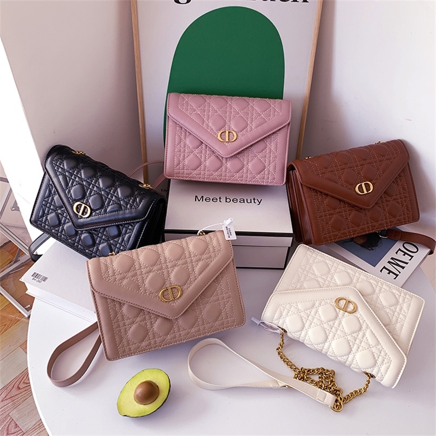 62% OFF 2022 trendy s Chain Lingge women's bag new Korean version fashion Single Shoulder Messenger Bag versatile small square