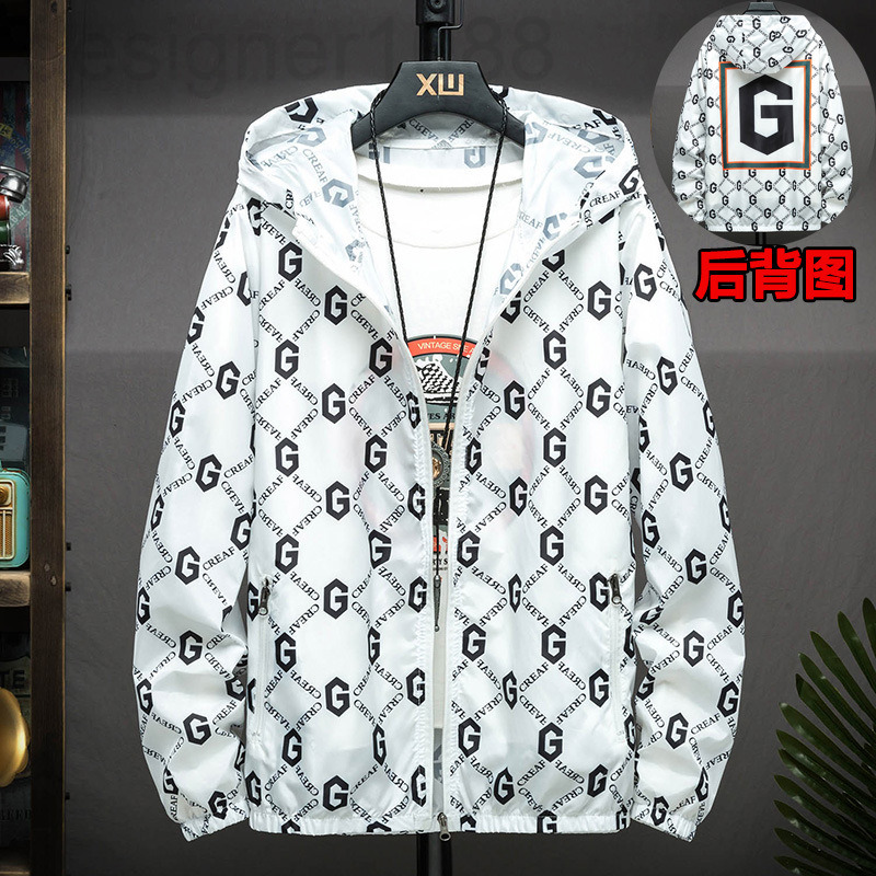 

Men' Tracksuits designer 2021 summer new sunscreen clothes men' net red same social spirit guy Korean trend coat men CIIT, 2# packing bag