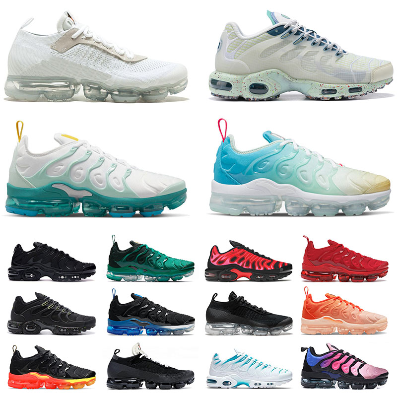 

New Arrival Tn Plus Mens Womens Running Shoes Big Size Us 13 Orange Gradients Reflective Black Terrascape Golden Designer Sports Sneakers Traines Eur 36-47, 40-47 with gold symbol 120
