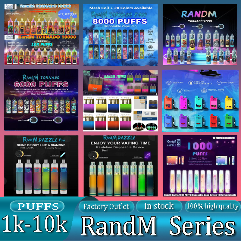 

Original RandM Dazzle Switch Pro B Box Tornado Ghost Electronic Cigarette Disposable Vape king 1000 2000 2600 3200 4000 5000 6000 7000Puffs Authentic wholesale