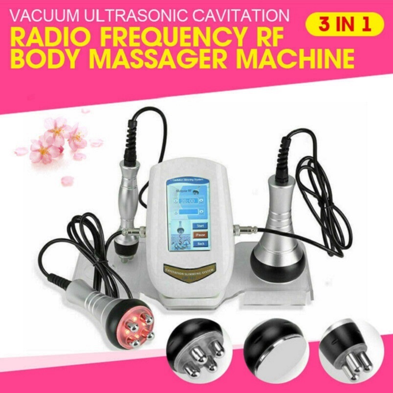 Professional 3 In 1 Ultrasonic Rf Fat Loss Body Slimming Vacuum Cavitation System 40k Cavitation Machine