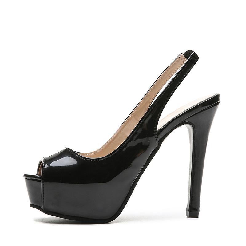 

Dress Shoes Women 2022 Summer Soild High Heel Pumps One-word Buckle Fashion Platform Stiletto Sandals Sexy Party Open Toe, Pink