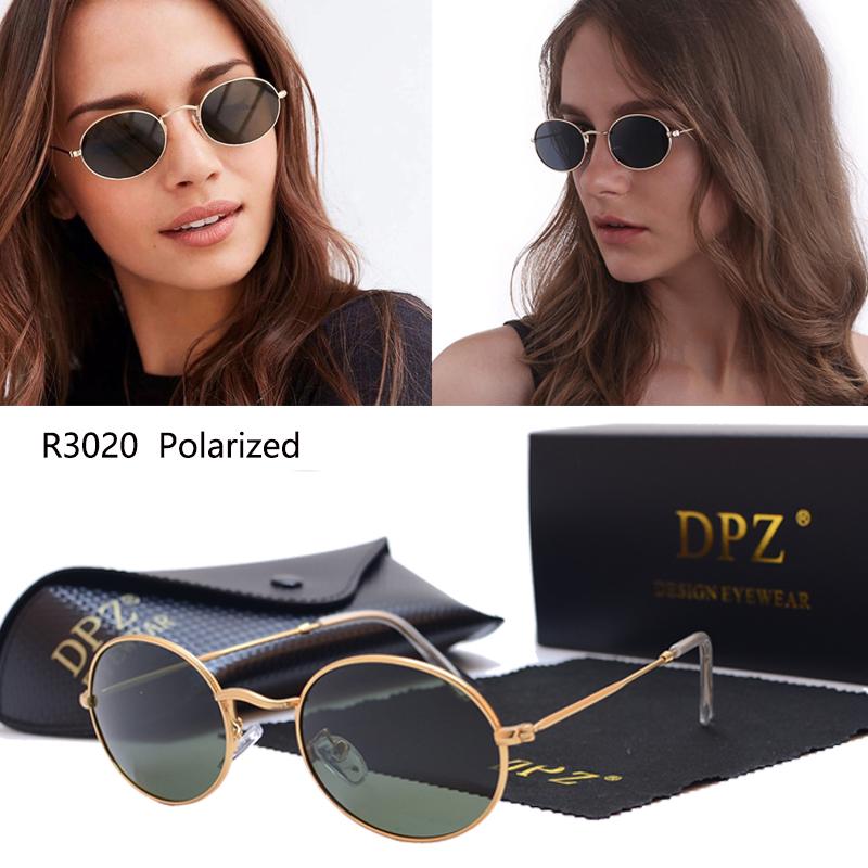 

Sunglasses Classic 3020 Oval Metal Polarized Women Vintage Retro Brand Design Sun Glasses Oculos De SolSunglasses