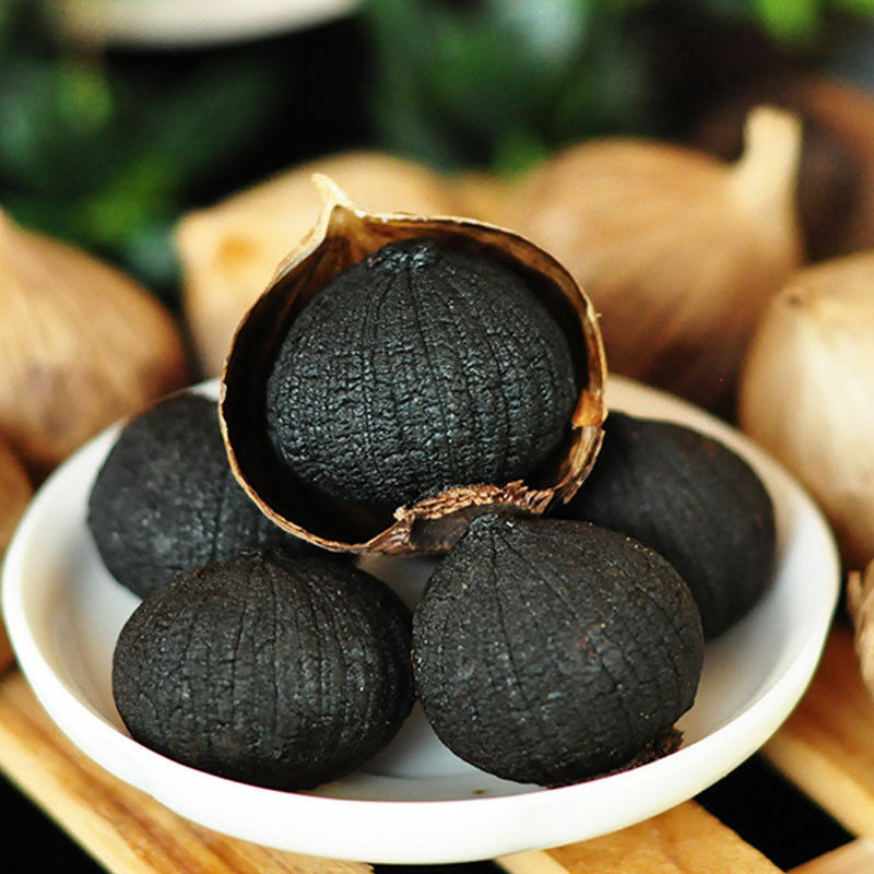 

Single Clove Black Garlic 90 Day Fermentation Blood Sugar Balance Food 100g~500g