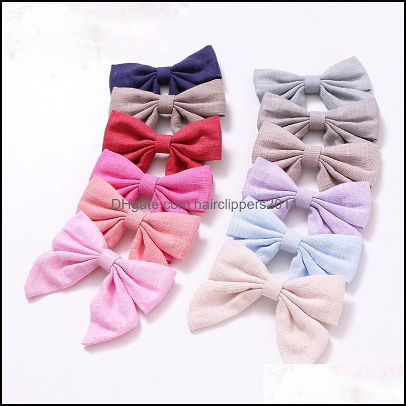 

Hair Pins Accessories Tools Products Europe America Girls Hairpin Headdress Children Cotton And Linen Cloth Swallowtail Butterfly Hairpins