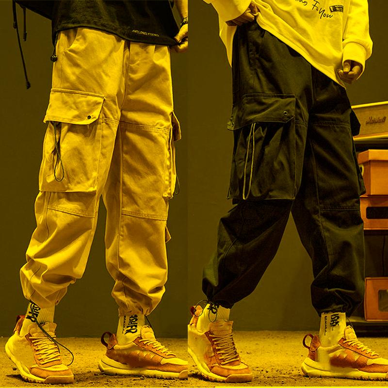 

Men' Pants Vintage Men Cargo Spring Autumn Washed Overalls Large Size Men' TrousersMen, Khaki