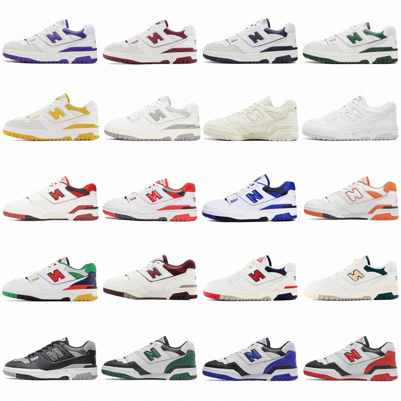 

New 550 Casual shoes for mens womens trainer sneaker Boot white Green Cream UNC Burgundy Purple men women sports trainers sneakers Ballence Balence Ballance Balance