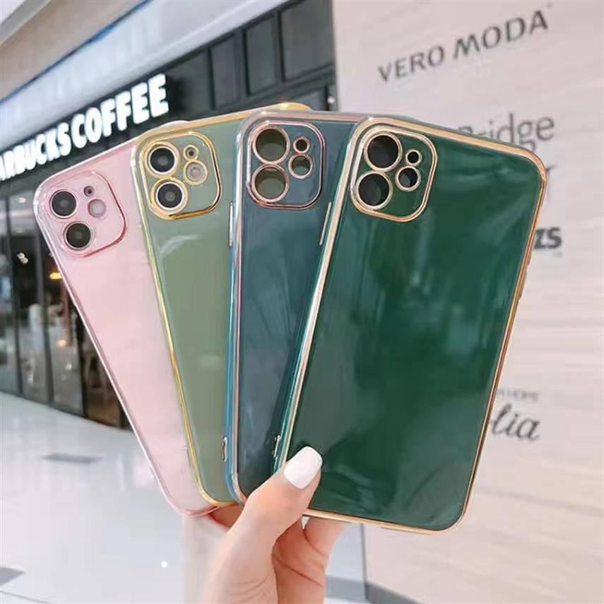 

Designers phone case luxurys iphone cases for 13 13promax 12pro 11 XR XSMax 7p fashion Electroplating all inclusive lens soft shel274o, Purple