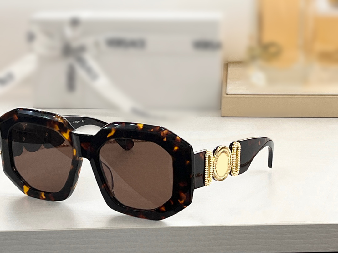 

Summer Sunglasses For Men Women 4089 Style Anti-Ultraviolet Retro Plate Plank Frame Fashion Glasses Random Box