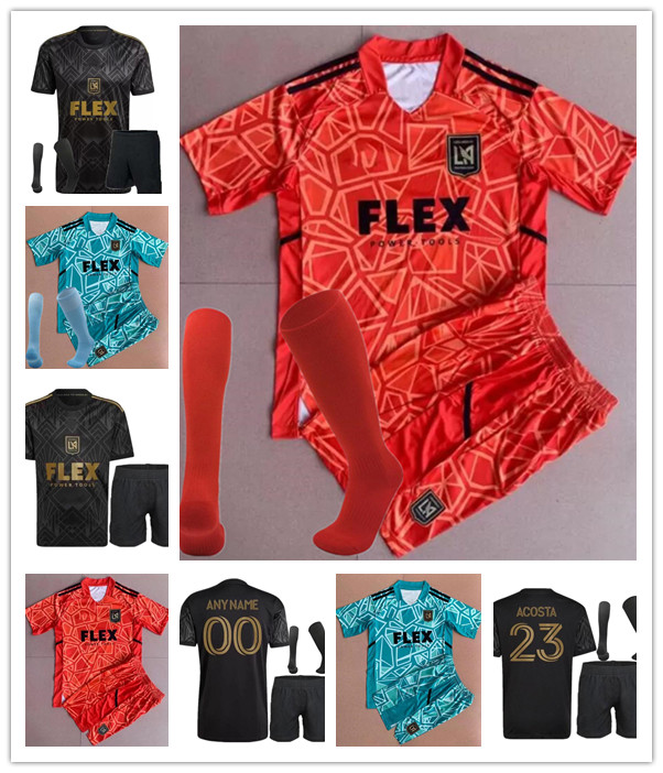 

2022 2023 Los Angeles Mens FC Soccer Jerseys LAFC ROSSI VELA Home Black AWAY LA Galaxy Football Shirt BLESSING DIOMANDE Adults and kids