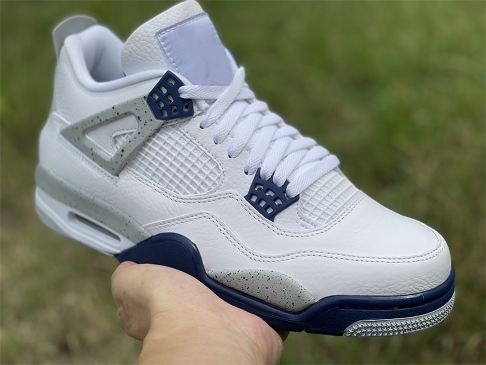 

Shoes 2022 Authentic 4 4s Midnight Navy basketball DH6927-140 White Light Smoke Grey Fire Red Sports Sneakers Outdoor for Mens Womens, With original logo