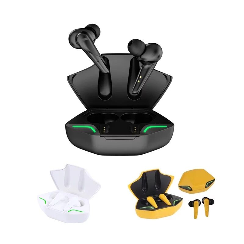 

New Mini Bluetooth 5.0 TWS Gaming earphones wireless earbuds HIFI Stereo in-ear noise cancelling sport headphone low latency game headset for phone laptop, Black