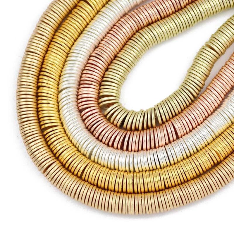 

Other 320pcs Matte Rose Gold Hematite Beads Natural Stone 8x1mm Flat Round Spacers Loose For Jewelry Making Diy Bracelets 15''Other
