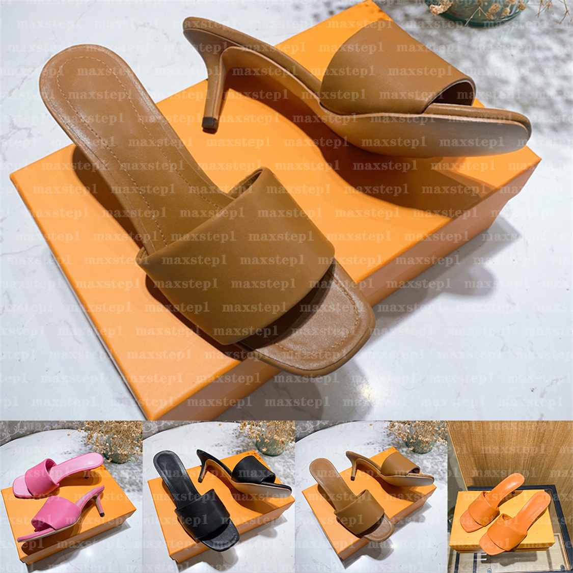 

Luxury Designer Shoes Women Hottest Heels Ladies Popular Dress Shoes Outdoor High Heel Sandals Vintage Shoe Maxstep1, #8501