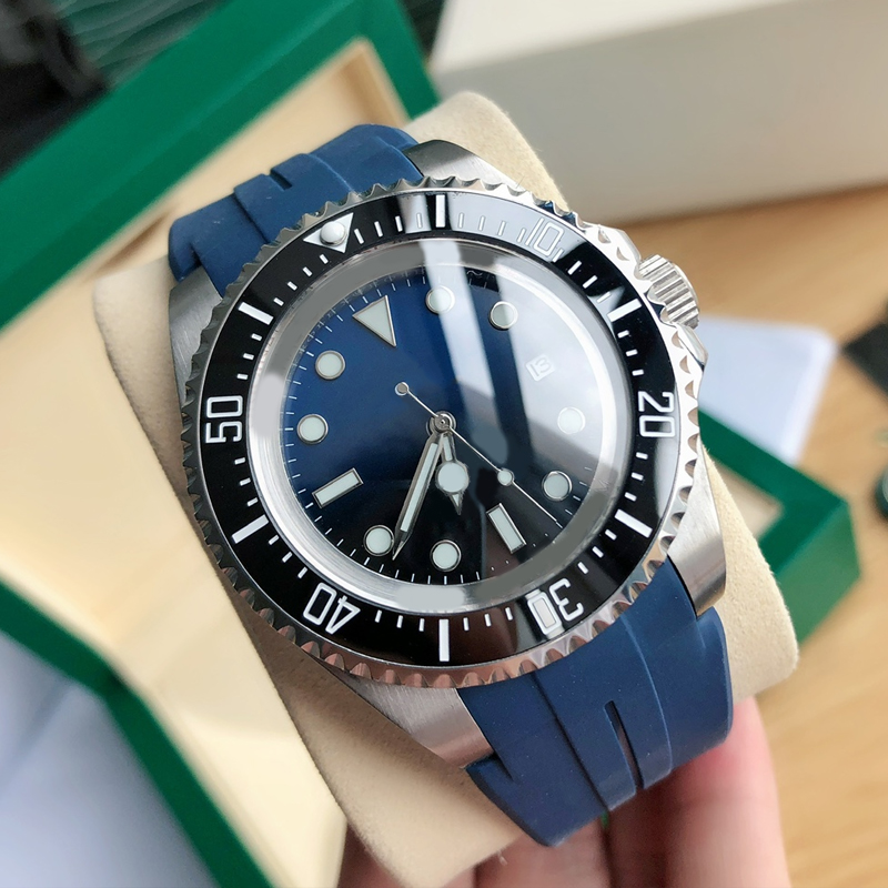 

HJD Men's luxury watch Black Ceramic Dial Stainless steel strap diving waterproof scratch proof sapphire glass mirror 40mm automatic mechanical movement GMT 116610, Don't buy