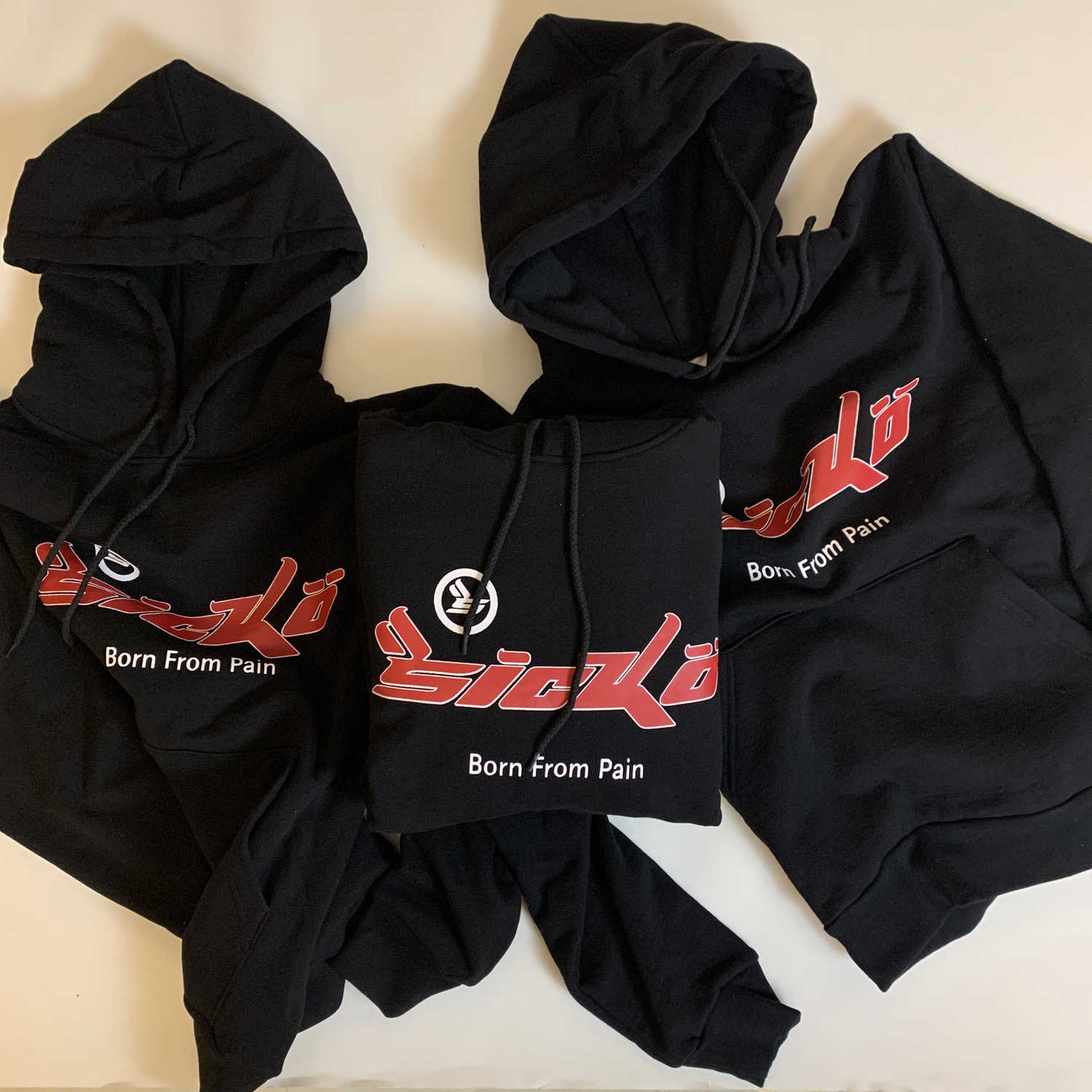 

Sicko Hoodie kids King's same Plush Hoodie black and Red Limited Edition