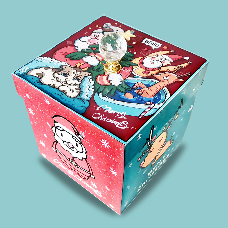 

New Tiktok Exploding Love Gift Boxes with Pop Up Confetti DIY Butterfly Wow Effect Romantic Gifts Surprise box for Soulmate And Mothers Day Party Favor