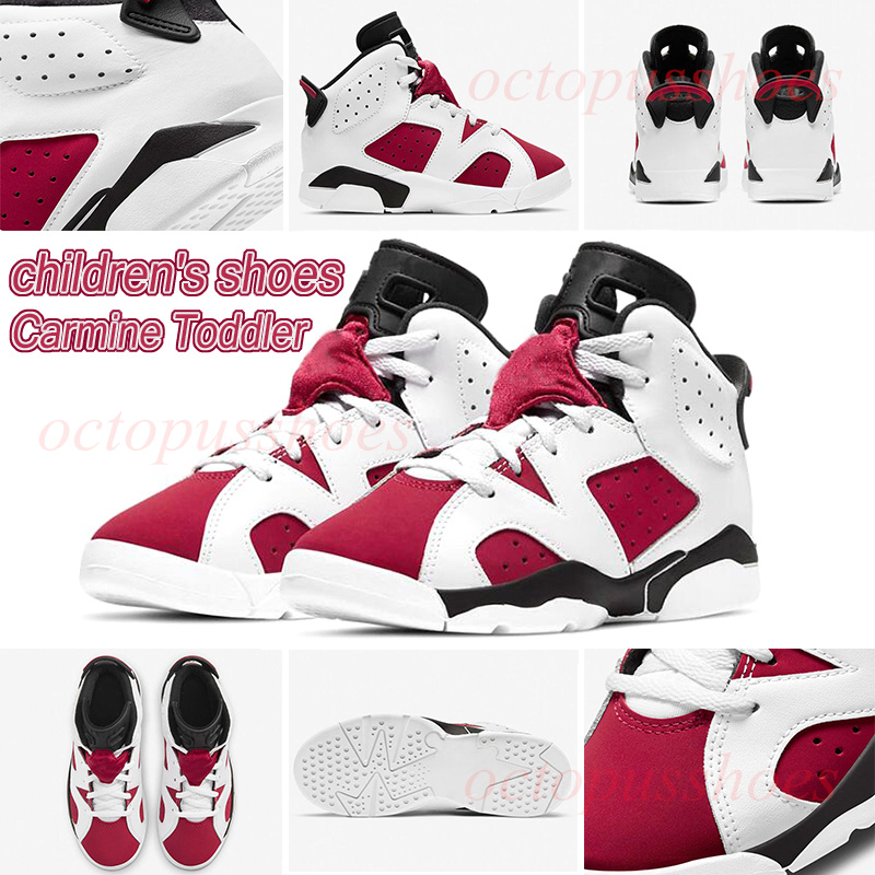 

2022 Top Quality Jumpman 9 Bred Toddler low Kids 6s Basketball Shoes Carmine 4s Children DMP Toddler Red Thunder UNC University Blue sports Sneaker, Please leave a message