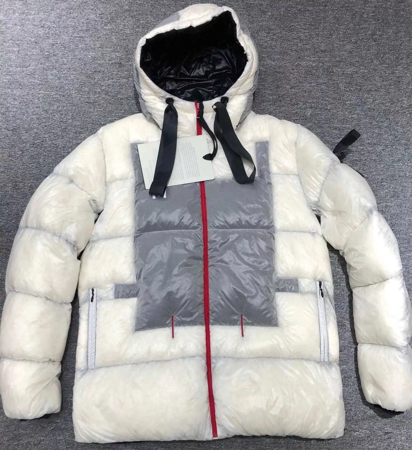 

Top quality Men Nylon Short Down Jacket Winter Fashion Male Warm Hooded Zipper Sport White Coat