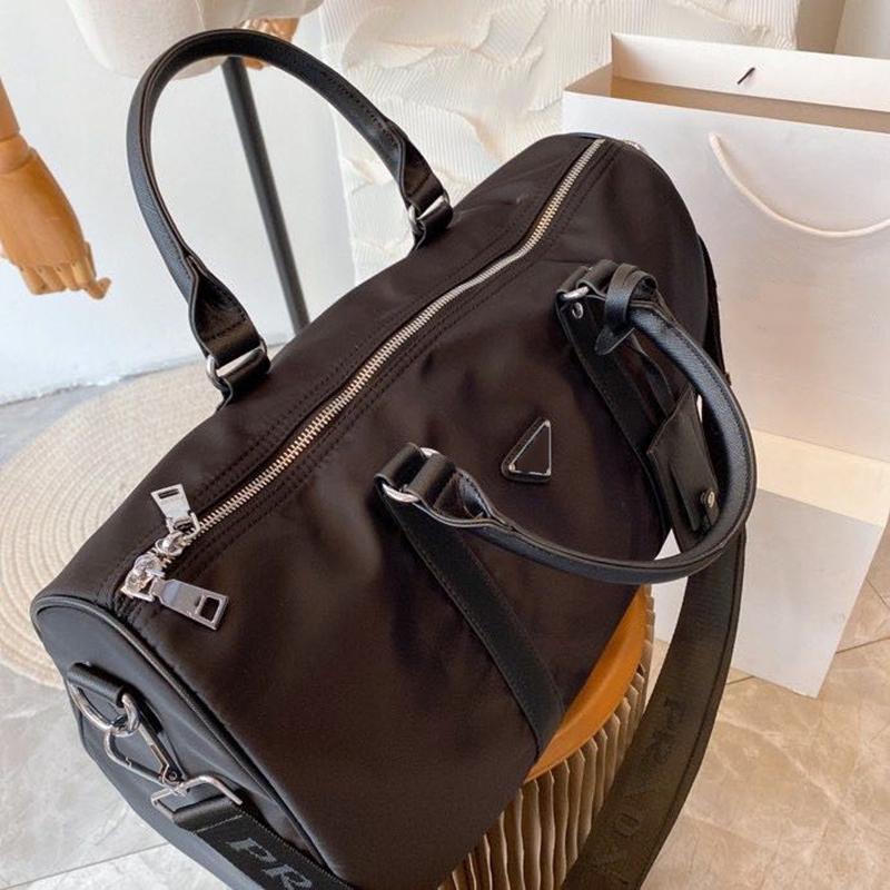 

5A Top High quality Black Nylon Travel Bag Men Duffel Bags Triple Mens Handle Luggage Gentleman Business Tote Handbags with Shoulder Strap wholesale