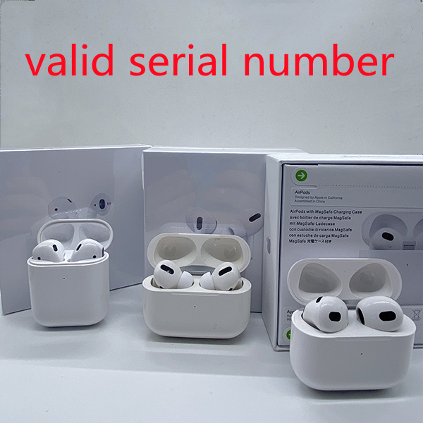 

1:1 quality Apple Airpods 3 Pro H1 Chip Air Gen 3 Transparency Bluetooth Headphones 2nd Earphones Wireless Charging AP3 AP2 Earbuds Overseas warehouse usps
