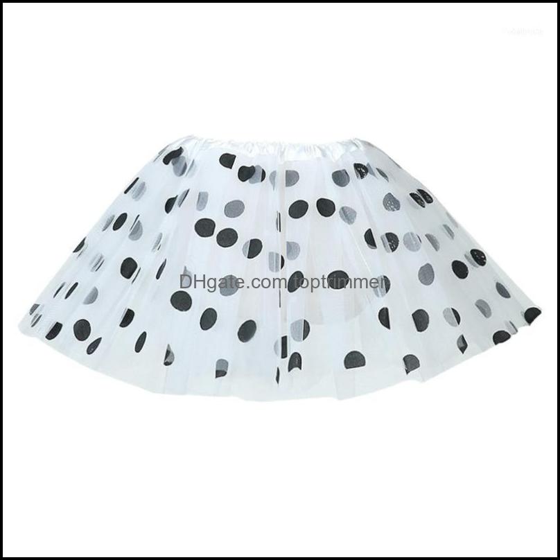 

Skirts Kids Girls Tutu Skirt Toddler Polka Dot Tle Ballet Clothes Children Party Dance Mini Costume1 Drop Delivery 2021 Skorts Baby Clothi, Hot pink