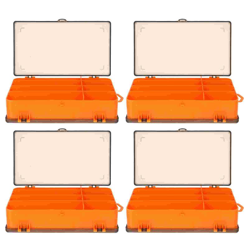 

Fishing Accessories 4pcs Lure Boxes Bait Containers Storage Cases BoxesFishing