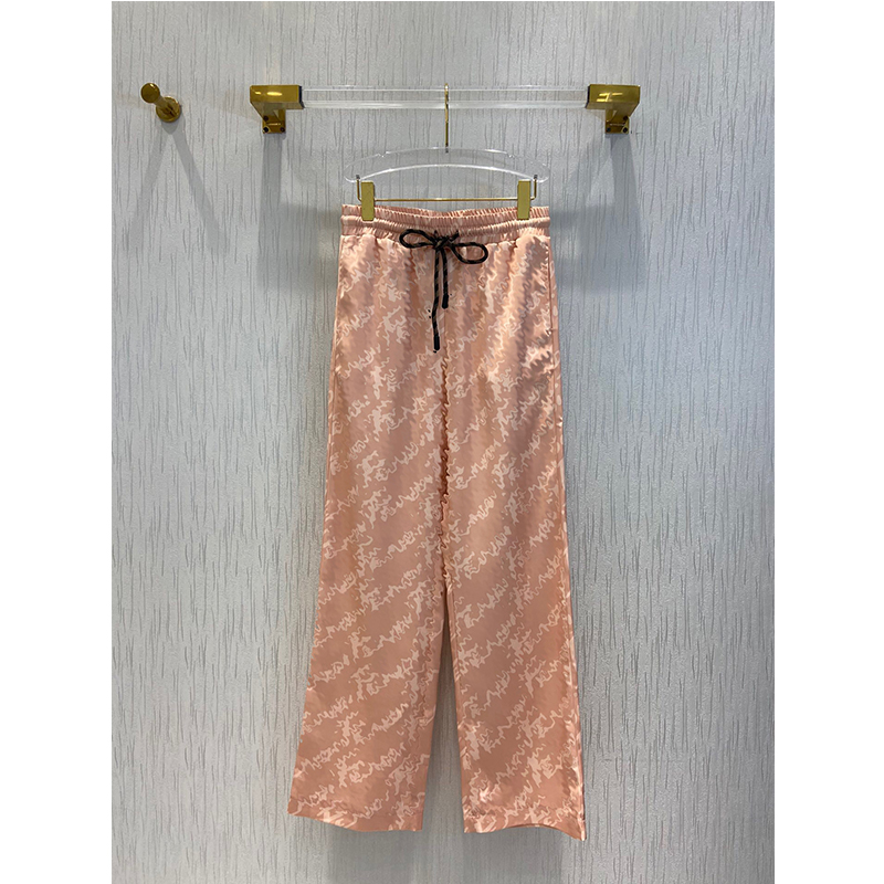 

Designer Letter Pattern Casual Straight Pants Street wear High Waist New Sweatpants All Match Ladies Trousers, Orange
