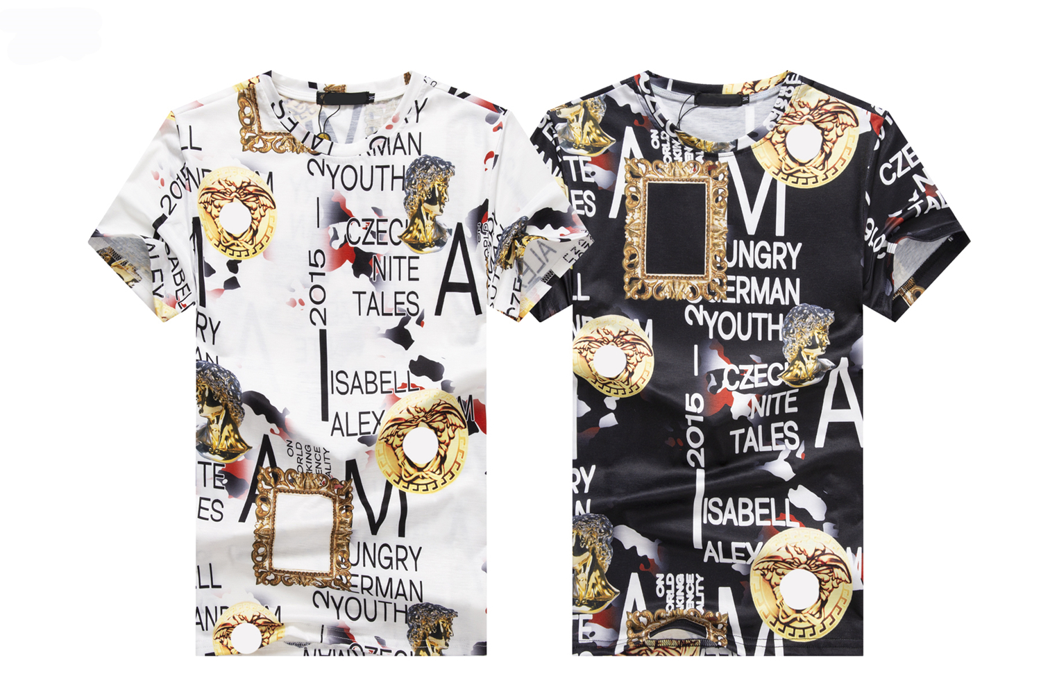 

Men's T Shirt Short Sleeve Tees Polo Shirts Pure Cotton Summer Casual 3D Letter Printed Designer Brand Male Clothing 12 Colors, Price difference