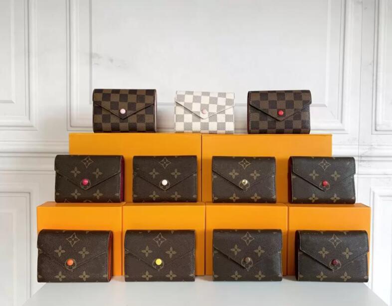 

LVs YSLs louiseity viutonity LOUISS VUTTONS Wallet Designer Small Square Women Purse Genuine Leather Flap Button Card Holder Coin Pocket Clutch, Brown floral+rose red