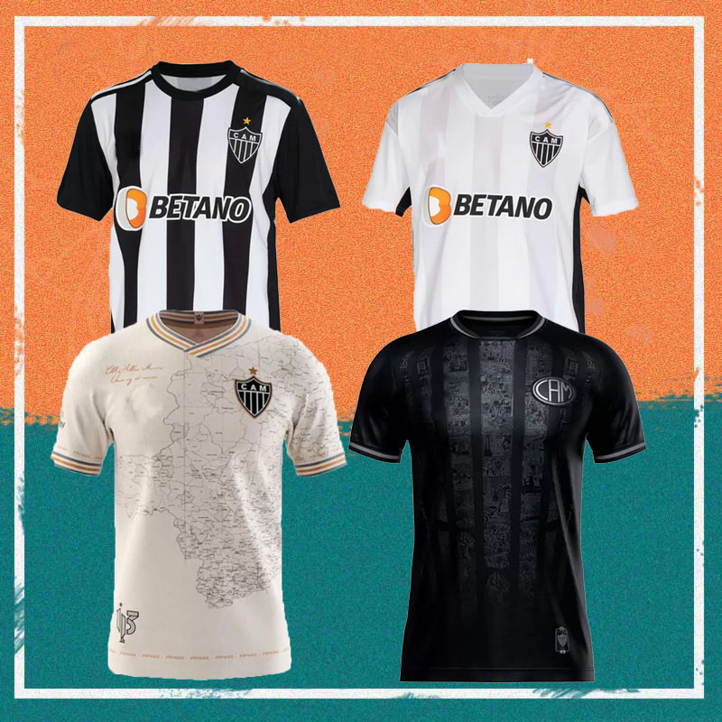 

22/23 Atletico Mineiro Home soccer jersey 2022 VARGAS .ZARACHO SASHA ELIAS 113 special edition Shirt Away white KENO MARQUINHOS GUGA 3rd Football uniform, 22/23 special black