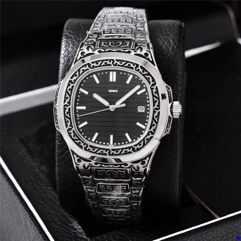 2022 Montres automatiques mécaniques de haute qualité hommes et femmes Sports de mode imperméables Duplicata Gravure trois machines à aiguilles