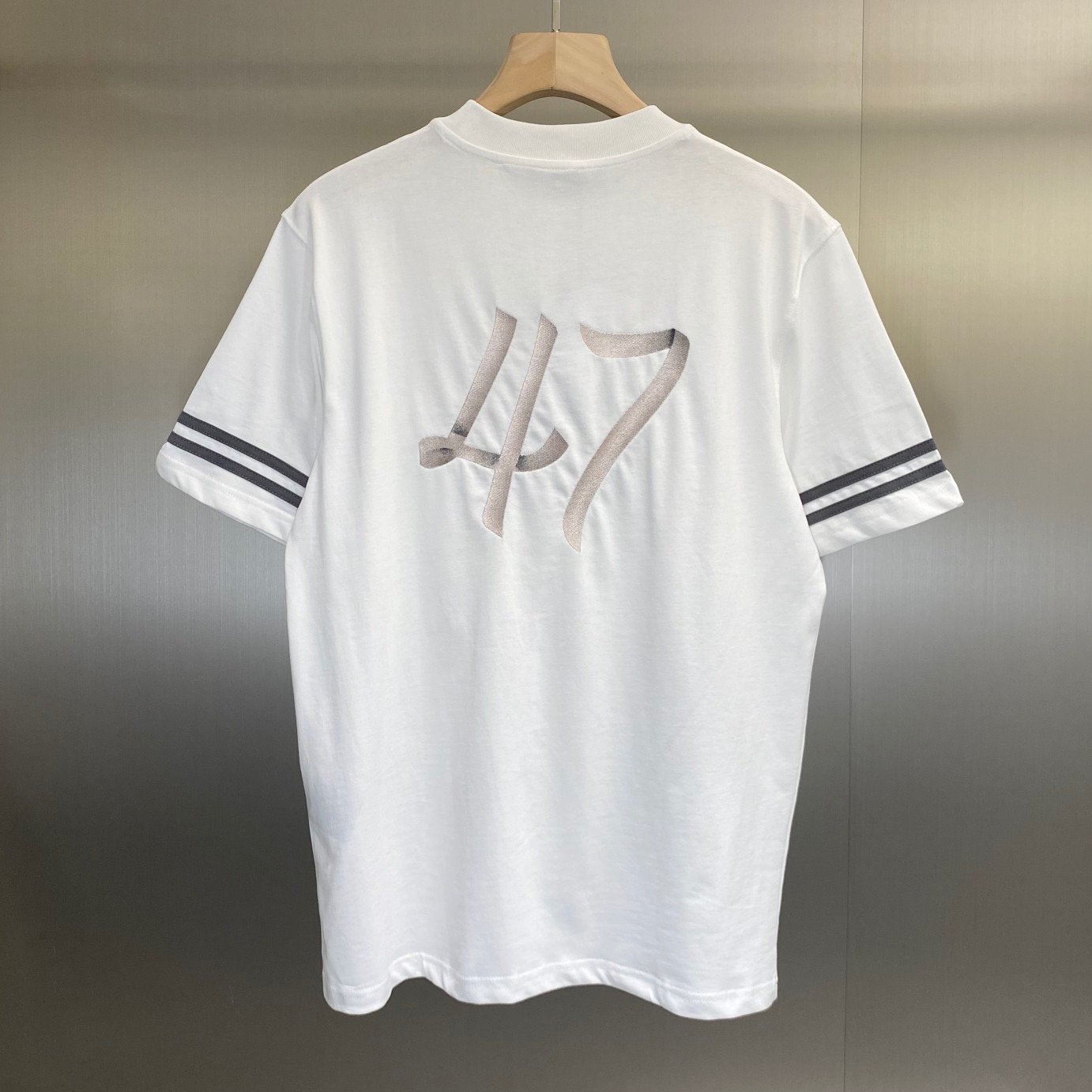 

New AOP jacquard letter knitted sweater in autumn / winter 2023acquard knitting machine e Custom jnlarged detail crew neck cotton 66g3at7, Black