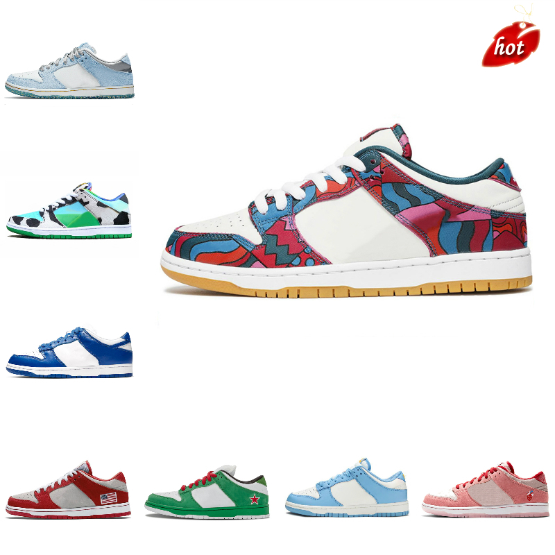 

Sandals High Quality dunkSB Running Shoes Mens Women Chicago Court Purple Coast UNC Parra Black White Sail Lemon Drop Photon Dust Laser Orange Sean