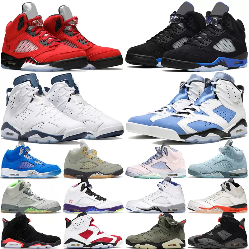 

men basketball shoes 6s UNC 6 University Blue Midnight Navy 5s Racer Blue 5 Easter mens womens outdoor sports trainers sneakers walking jogging, Shoes (42)