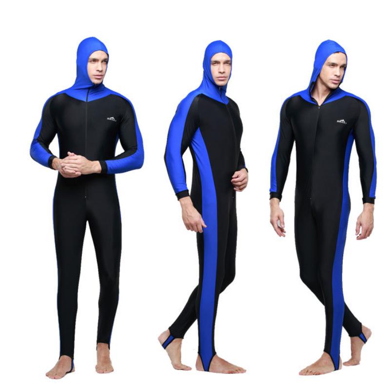 

Women' Swimwear Anti-UV One Piece Swimsuit Sun Protection Clothing Jellyfish Submersible Snorkeling Diving Suit RushguardsWomen, Blue