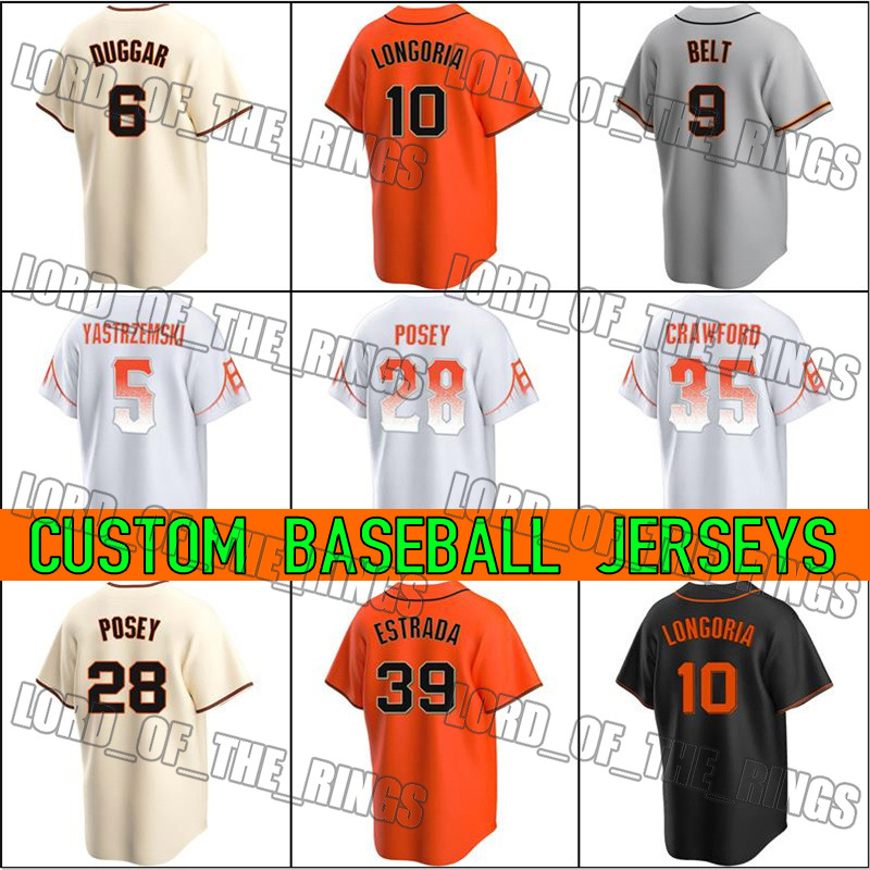 

SF City Connect Baseball 28 Buster Posey Jersey Brandon Crawford Mike Yastrzemski Brandon Belt Jerseys Joc Pederson Alex Wood Cobb Steven Duggar Darin Ruf, Man custom jersey (jr)