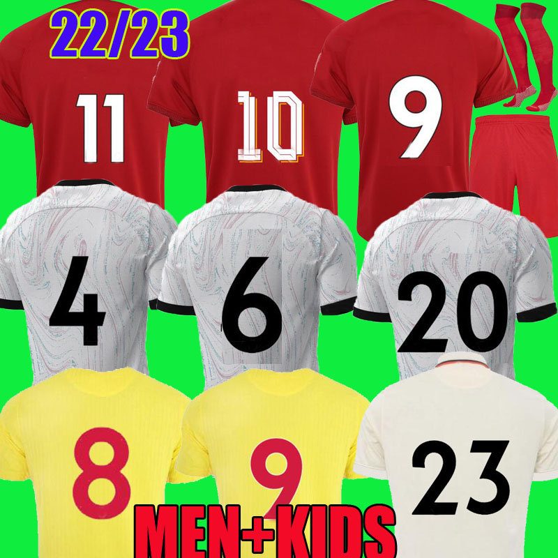 

22 23 champions final soccer jersey Fabio Alexander Arnold Origi cup 2022 2023 Mohamed Luis DIaz Diogo Robertson KEITA Konate Jones Fabinho shirt men kids Henderson, 21/22 home 2