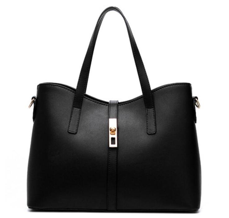 HBP Fashion femmes sac à main fourre-tout sac sacs à bandoulière dames rétro sac à main noir