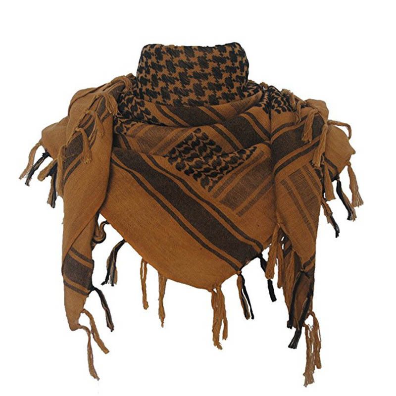 

Explore Land Cotton scarves Shemagh Tactical Desert tassel plaid Scarf Wrap Tactical square outdoor wind sand warm shawl scarfs turban winter