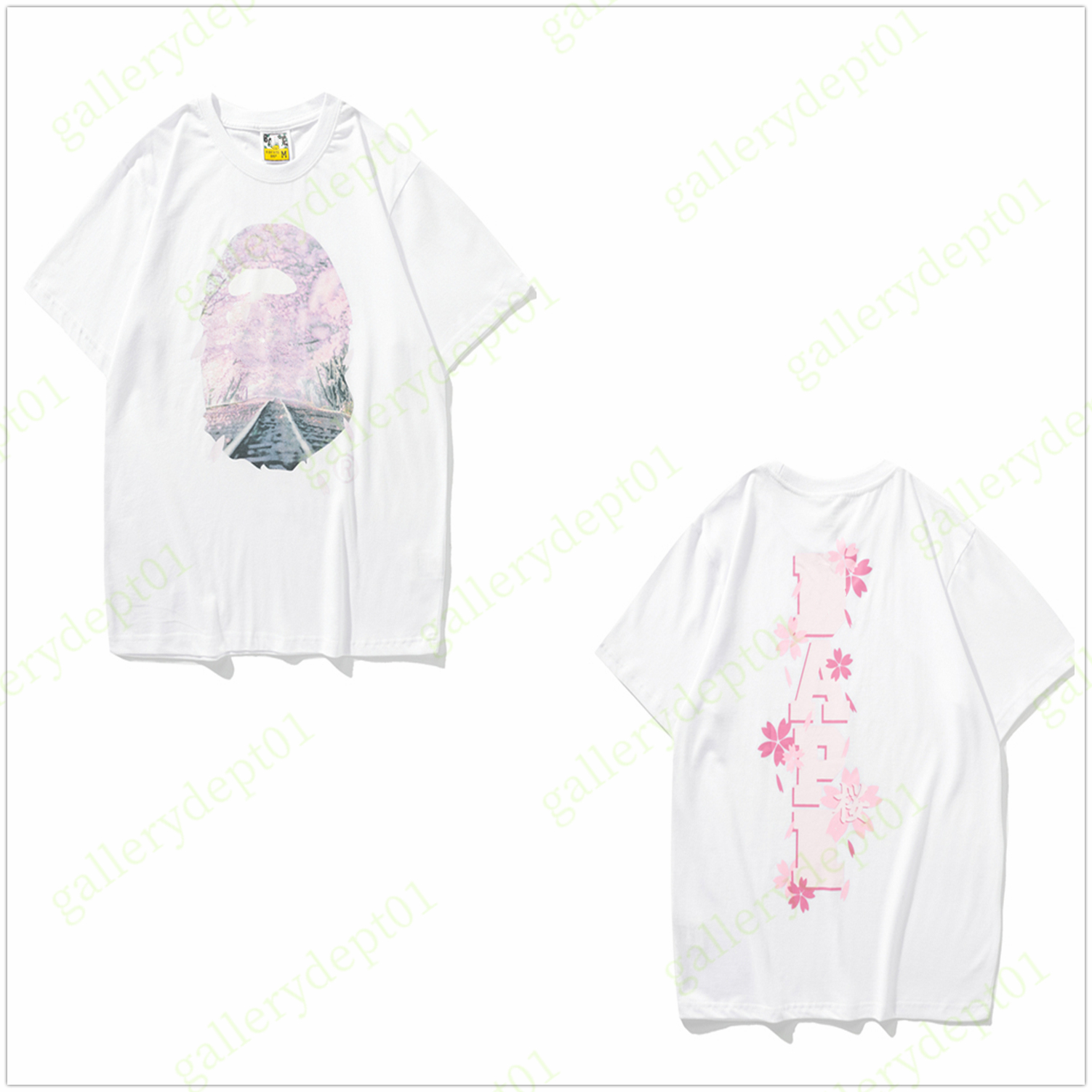 

mens t shirts shark designer tshirts blue green storm print t shirt clothes t-shirt graphic tee cherry blossom Path Limited Edition Cotton colorful starry night C2, 1pcs button