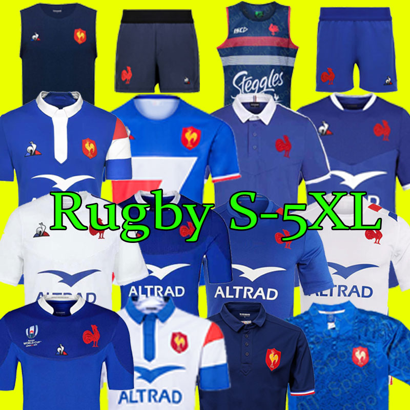 

20/21/22 FrEnce Super Rugby Jerseys 2021 France Rugby TRAINING SHORTS JERSEY size S--L-XL-XXL--5XL, As shown