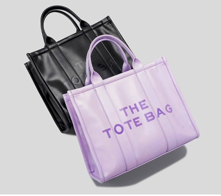 

Marc Jocob Womens Totes Bags Large Capacity Handbag with Letter Fashion Women Shopping Totes One Shoulder Crossbody bag, Black