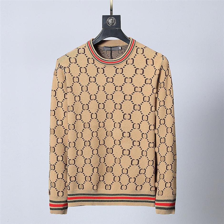 

2021 Famous Mens Sweaters Fashion Menss High Quality Casual Round Long Sleeve Sweaterss Men Women Letter Printing Hoodies 2 Colors3021