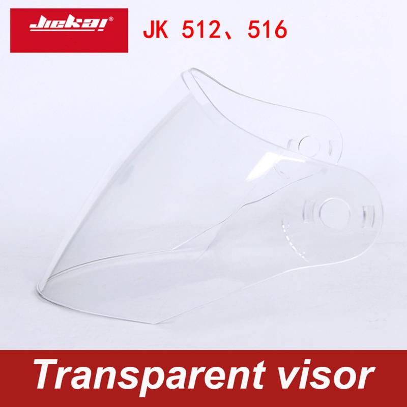

Motorcycle Helmets Helmet Visors JIEKAI 512/515/516 Model Visor Lens Half Face Motorbike Goggles Glass, Transparent