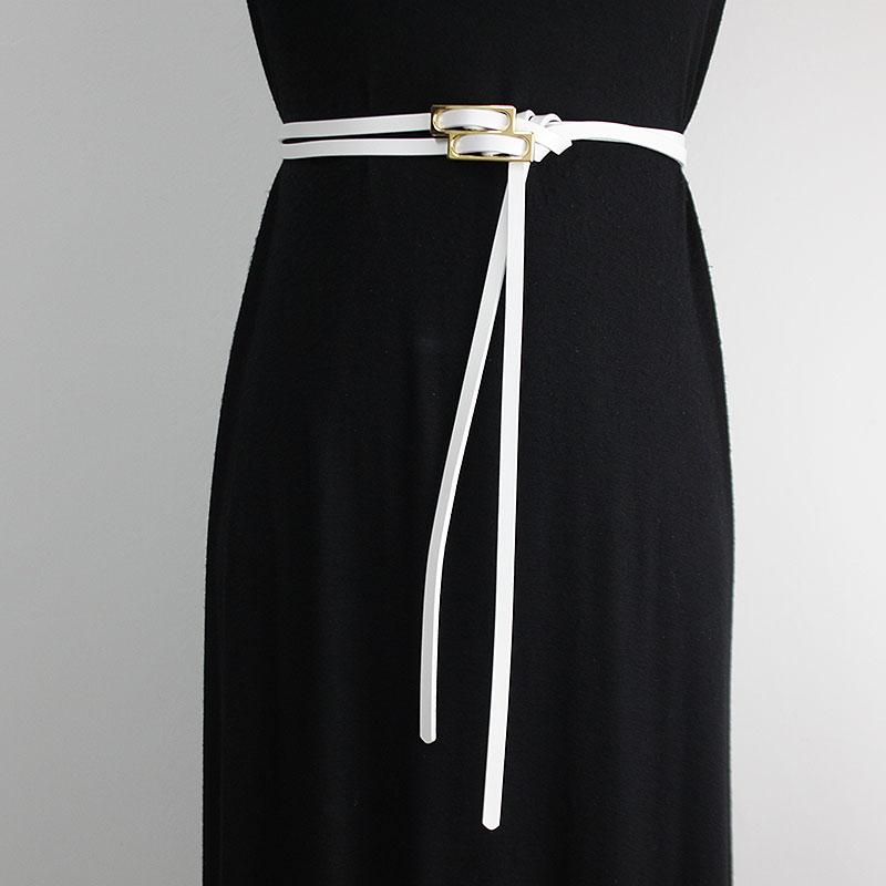 

Belts Ms Waist Tie And Women Dress Ins Belt Sweater Han Edition Small Crony Contracted Joker Suit, White