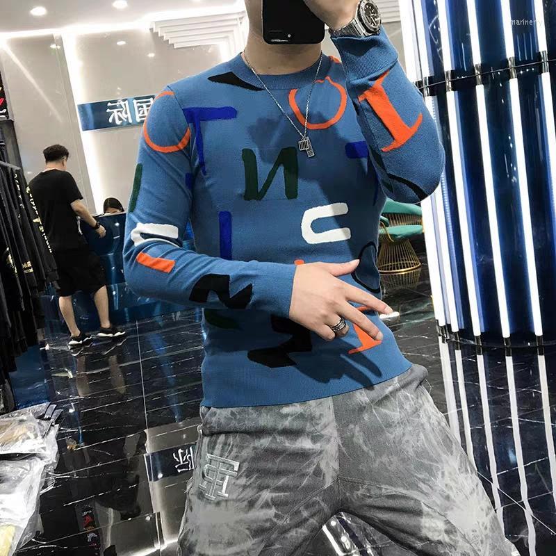 

Men's Sweaters Men Hip Hop Sweater Casual Loose Pullover Autumn Winter Knitted Brand DesignMen's Mari22, As shown asian size