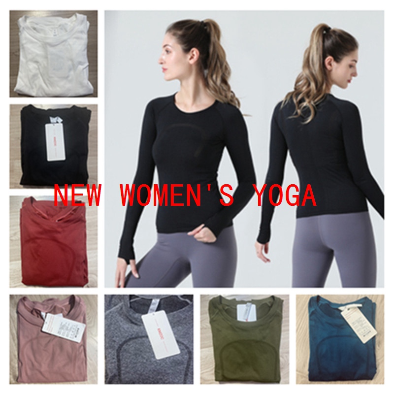 

women's long Sleeve sports Yoga T-shirt Comprehensive sports Switch workout GYM clothes Solid Color, 006