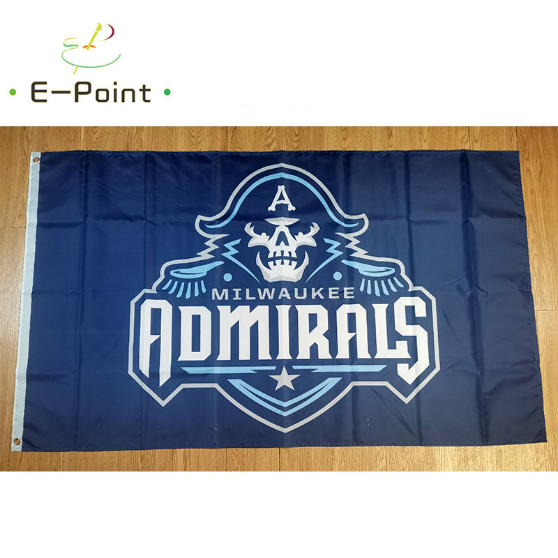 

AHL Milwaukee Admirals Team Flag 3x5ft 90cmx150cm Polyester Banner decoration flying home & garden Festive gifts
